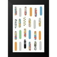 thumbnail image 2 of Ogren, Sarah 11x14 Black Modern Framed Museum Art Print Titled - All the Skateboards, 2 of 5