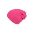 thumbnail image 4 of Top Headwear Solid Color Long Beanie, Pink, 4 of 5