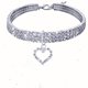 thumbnail image 1 of (m, Blanc) Collier En Cristal Pour Animaux,colliers D'animaux De Compagnie En Strass,collier Chat,bling Colliers Pour Chiens Paillettes,pour Chie, 1 of 5