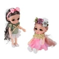thumbnail image 4 of Muñecas para bebés, 2 piezas EN71 BJD muñeca niña muñecas de juguete DIY vestir muñeca innovación moderna, 4 of 8
