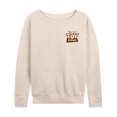 thumbnail image 2 of Toy Story - Sheriff Woody Show - Women's French Terry Long Sleeve Pullover, 2 of 4