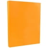 JAM Bright Paper, 8.5x11, 24lb Orange, 100/Pack