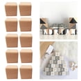 thumbnail image 1 of 10Pcs bloques cuadrados de maciza de bloques de de adornos de piezas-para artesanías, proyectos de carpintería , 4CM BLESIY Bloques de madera, 1 of 7