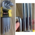thumbnail image 5 of Ensemble de Clés Torx 9 Pcs, T10-T50, Clé Torx Hexagonale Allen Star, avec Étui de Rangement, Ensemble de Clés Torx Allongées, Utilisé pour Meubles, Entretien de Machine, 5 of 5
