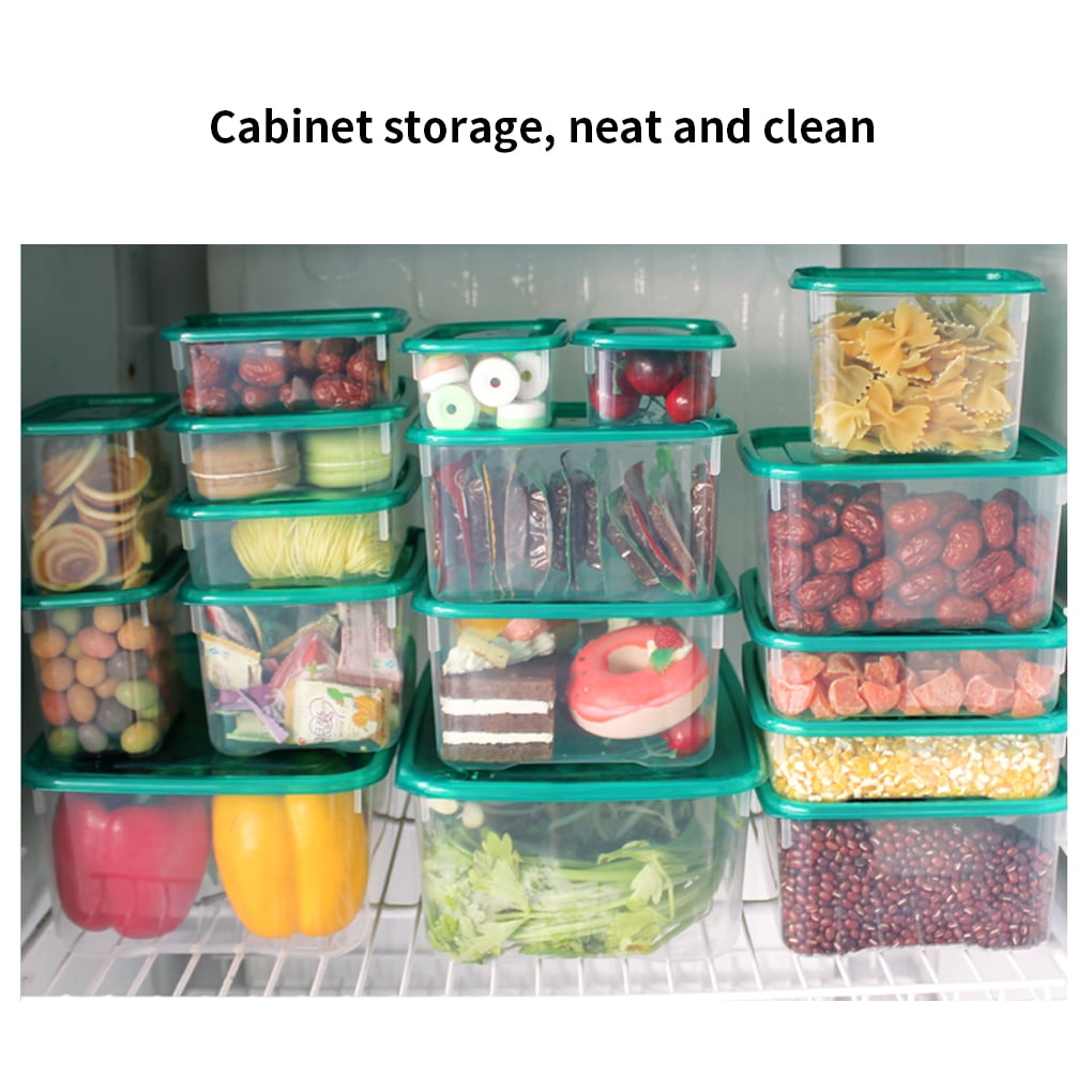4pcs Food Fresh Storage Box (350ml Each) Divider Container For  Refrigerator, Freezer, Microwave
