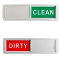 thumbnail image 1 of KitchenTour Clean Dirty Magnet for Dishwasher Upgrade Super Strong Magnet - Easy to Read Non-Scratch Magnetic Silver Indicator Sign with Clear, Bold & Colored Text, 1 of 5
