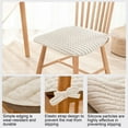 thumbnail image 6 of TACILIP Square Chair Pads with Ties Seat Cushion 16x16 Inches Kitchen Dining Chair Pad Mat Washable Breathable for Garden Patio Chairs School Supplies, Gifts for Her, 6 of 6