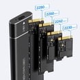 thumbnail image 3 of Aluminum USB3.1 Type C Enclosure M.2 Enclosure Box Externally Housing, 3 of 11