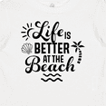 thumbnail image 4 of Inktastic Life is Better at The Beach with Sunshine Seashell and Palm Trees Boys or Girls Baby T-Shirt, 4 of 5