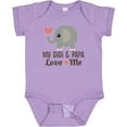 thumbnail image 3 of Inktastic My Gigi and Papa Love Me Boys or Girls Baby Bodysuit, 3 of 5
