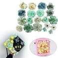 thumbnail image 2 of Xoxingysm Artificial Flowers Artificial Flowers Roses Flowers Heads for Crafts Diy Home Spring Garden Wildflower Garland Hanging Decoration Small Rose Fabric Flower Heads, One Packet of Silk Flowers, 2 of 9