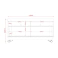 thumbnail image 4 of Mueble Rack Artur Compacto TV hasta 50" Blanco/Savana, 4 of 5