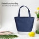 thumbnail image 5 of Bolsa De Lonchera, Bolsa De Contenedor De Alimentos De Gran Capacidad, Duradera Para Picnic De Viaje 28 X 20 X 24 Cm ANGGREK Azul marino, 5 of 8