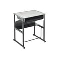 thumbnail image 2 of Safco AlphaBetter Debout - Table - Rectangulaire - Blanc - base Noire, 2 of 6