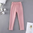 thumbnail image 7 of Zshosam Baby Girl Pants Girls Fleece Lined Leggings Thick Winter Warm Pants Thermal Tights for Kids Size 13T 14T,(Light Pink 13-14 Years), 7 of 7