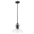 thumbnail image 3 of Virginia 1-Light Matte Black Pendant With Clear Glass Shade, 3 of 4