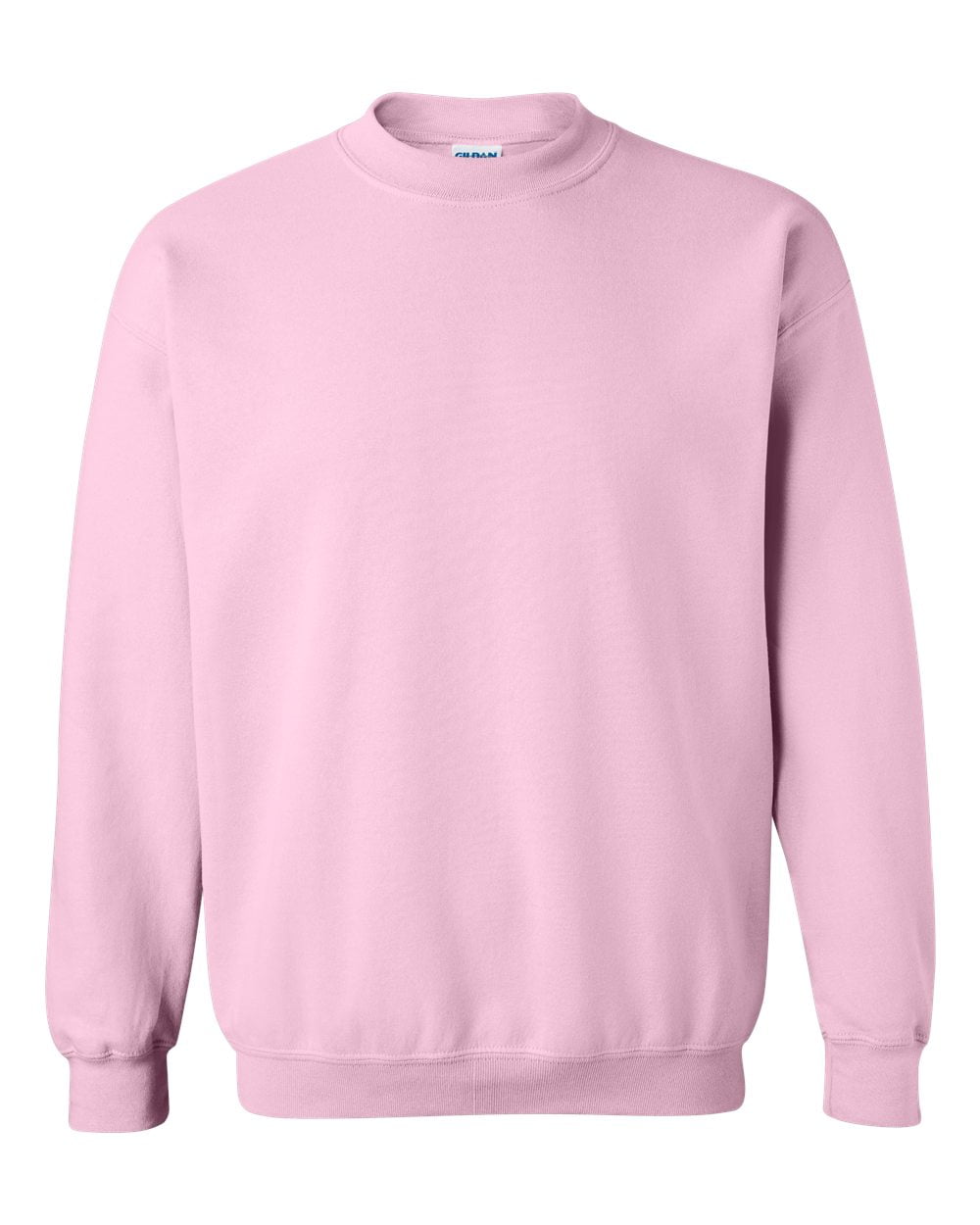 MOOCOM Mens Light Pink Crewneck Sweatshirt-Unisex 