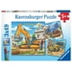 thumbnail image 1 of Rompecabezas Ravensburger, vehículos de construcción grandes, 3 x 49 piezas, 1 of 7