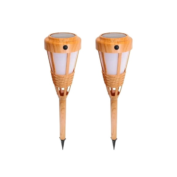 Lámpara solar ilios innova  2 pzs de 40 leds tipo antorcha