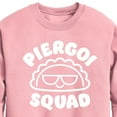 thumbnail image 2 of Instant Message - Dyngus Day - Pierogi Squad - Polish Holiday Celebration - Toddler & Youth Crewneck Fleece Sweatshirt, 2 of 5