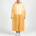 thumbnail image 2 of AWZXDE Disposable Portable Thickened Loose Rain Poncho for Men and Women, Multifunctional Casual Wear for Rainy Days Orange,One Size, 2 of 4