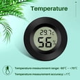 thumbnail image 3 of Mini Digital LCD Thermometer Hygrometer Temperature Humidity -50~70℃ 10%~99% RH for Reptile Incubator Humidifier (3 Pieces - B), 3 of 5