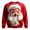 00-Red1310, variant on XIAOCHA Men's Crew Neck Sweatshirt Long Sleeve Surprised Santa Print Casual Pullover Top, Red, Sizes XXL