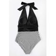 thumbnail image 4 of Women's Halter One Piece Swimsuit Keeping You Accompained Swimwear, 4 of 5