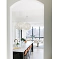 thumbnail image 6 of MSL-316-MT Crystorama Lighting Marselle - 6 Light Pendant-23 Inch Tall and 22 Inch Wide-Matte White Finish, 6 of 8