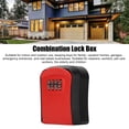 thumbnail image 3 of Combination Lock Box Key Lock Box Combination Lock Box Wall Mounted Waterproof Lock Box Inside And Outside Key Storage Box Combination Padlocks, 3 of 7