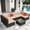 Black Wicker & Light Brown, variant on SOLAURA 7-Piece Patio Furniture Outdoor Black Wicker Rattan Sectional Sofa Set Conversation Set with Gray Cushions