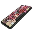 thumbnail image 4 of Teclado inalámbrico Ajazz Bluetooth 84 teclas Retro redondo Keycap Gaming suministros de oficina 308IRainbow, 4 of 5