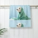 thumbnail image 5 of Fotbe Dog Wrapped in Towel Toalla Premium con Patrón, Toalla de Microfibra de Secado Rápido, Ligera y Altamente Absorbente (27.5x16in), Ideal para Uso Diario, 5 of 6