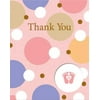 Tiny Toes Pink Baby Shower Thank You Notes