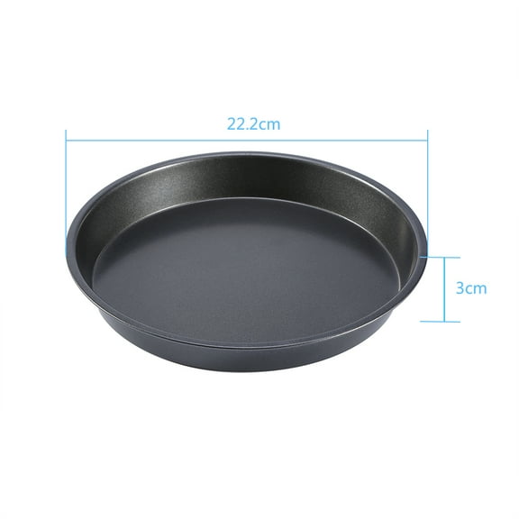 EBTOOLS 8 Inch Carbon Steel Non-stick Round Cake Pan Microwave Oven Baking Dishes Pans