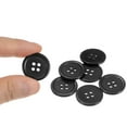 thumbnail image 4 of Unique Bargains Black Resin Round 4-Hole Sewing Buttons (100 Pack), 4 of 5