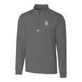 thumbnail image 2 of Men's Cutter & Buck  Gray Detroit Tigers Big & Tall Traverse Stretch Quarter-Zip Pullover Top, 2 of 3