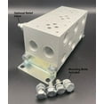 thumbnail image 3 of Hydraulic Parallel Valve Manifold Aluminum D03 NG6 Cetop 3 pattern (3 stations, Without Pressure Relief valve), 3 of 4