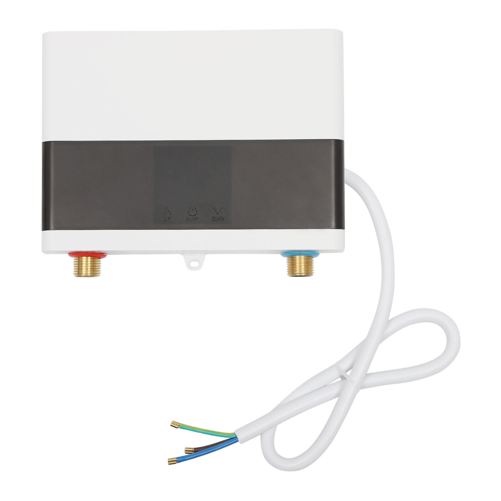 4000W Mini Electric Tankless Water Heater Electric Touch Display Screen Boiler White