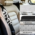 thumbnail image 5 of Uorisanigo Cow Print Seatbelt Cushion Soft Flanne Seatbelt Covers for Women Thick Plush Shoulder Pad 2 PCS Seat belt Shoulder Pad Universal Fit Seatbelt Cover Car Truck SUV, 5 of 7