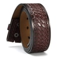 thumbnail image 1 of Cinturón Western CHAOREN Cowboy 1.5 cm Cuero Grano Completo para Hombre, 1 of 5