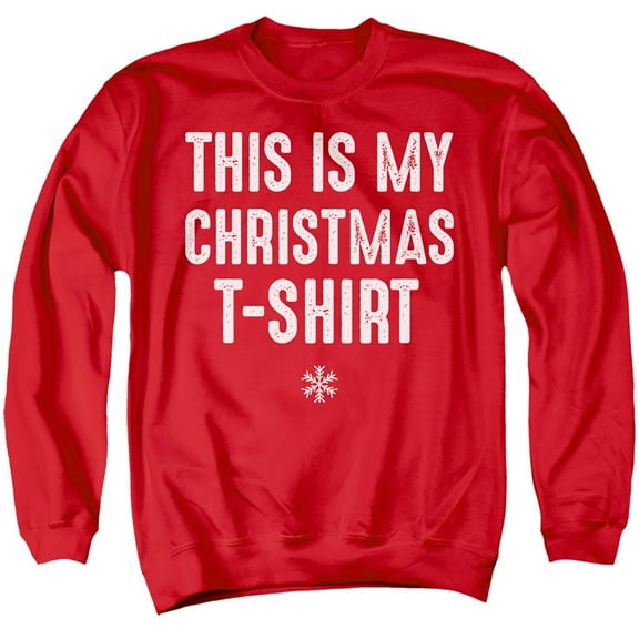 This is My Christmas T-Shirt Unisex Adult Crewneck Sweatshirt