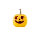 thumbnail image 3 of LED Pumpkin Decorations Tabletop, Halloween Decor with Remote Control & Eerie Glow, Resin Jack O Lantern Centerpiece for Autumn Party Home Desk Holiday Decor, 3 of 7