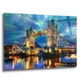 thumbnail image 2 of Epic Art 'England London Bridge' by Pedro Gavidia, Acrylic Glass Wall Art, 36"x24", 2 of 8