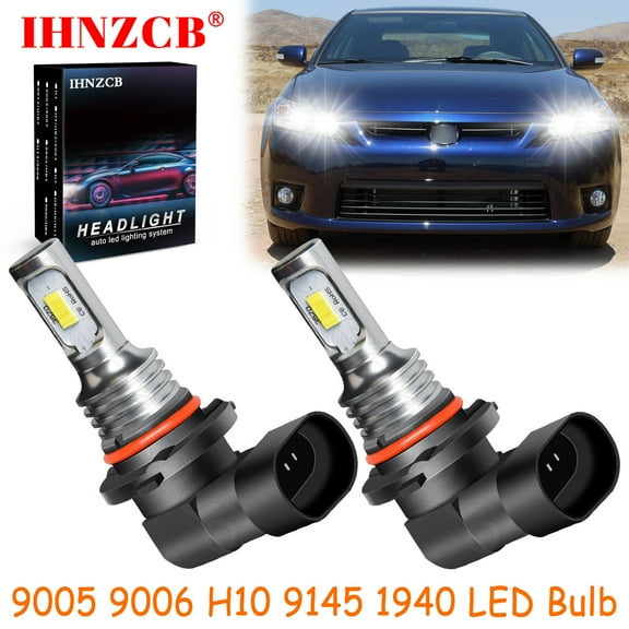 IHNZCB for Scion Tc 2005-2008 White LED Headlights Bulb Low Beam,9005 HB3 9006 HB4 9145 9140,YHB,Y06