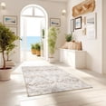 thumbnail image 3 of Boho Area Rug x Carpet Rugs for Living Room Bedroom Moroccan-Machine Washable Rugs for Bedroom Dining Room Living Room Rug Neutral Taupe, 3 of 7
