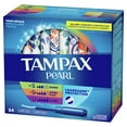 Tampax Pearl Tampons Trio Multipack, with LeakGuard Braid, Super/Super