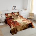 thumbnail image 3 of Erosebridal Minimalism Bedding Full Comforter Set, Geometric Striped Down Comforter, Futuristic Abstact Decor, Reversible, 3 of 7