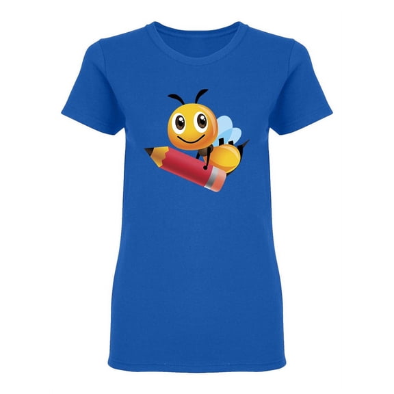 Bee Back To School Shaped T-Shirt Women -Image by Shutterstock, Female XX-Large