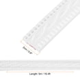 thumbnail image 2 of Moldura adhesiva Uxcell para paredes 0.8" x 16 ft, moldura flexible de espejo blanca, 2 of 7